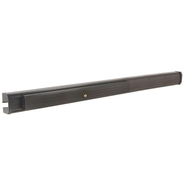 CRL Jackson® 1295 Push Pad Rim Panic Exit Device - 'S' Type Strike, 48", Dark Bronze with Cylinder Dogging