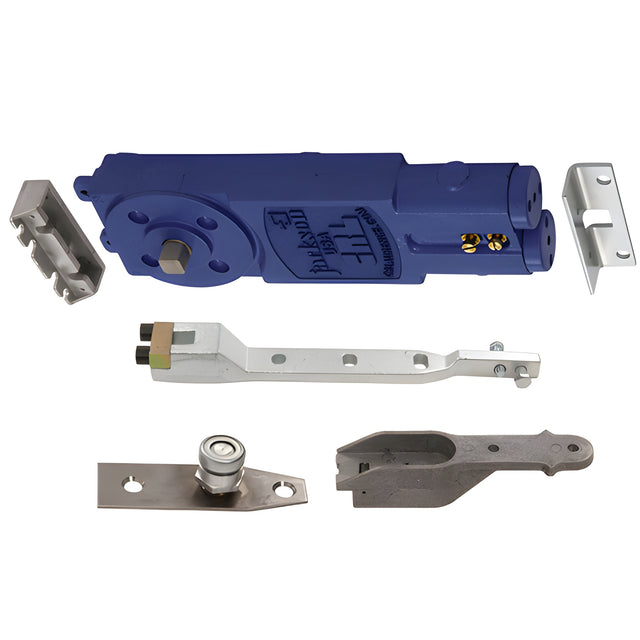 CRL Jackson® Adjustable Spring Power 105º Hold Open Overhead Concealed Closer with "AP" Hardware Package for 7/8" Top Rail