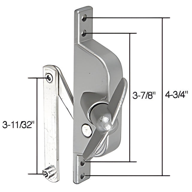 CRL Jalousie Window or Door Operator for Stanley 3-11/32" Link Arm