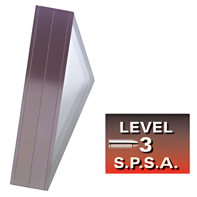 CRL Level 3 Bullet Resistant Custom Size Laminated Polycarbonate Panel