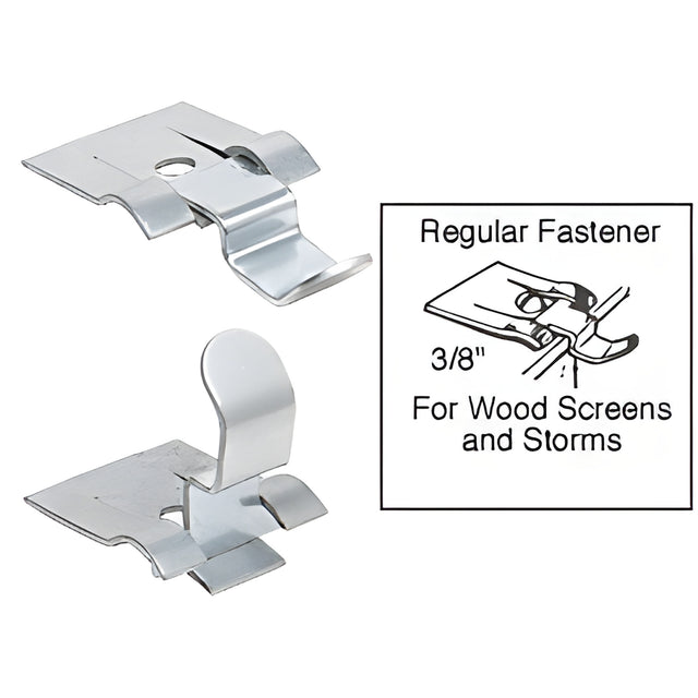 CRL Ludwig 3/8" Standard Fit Screen and Storm Window Snap Fastener - (4) Pack