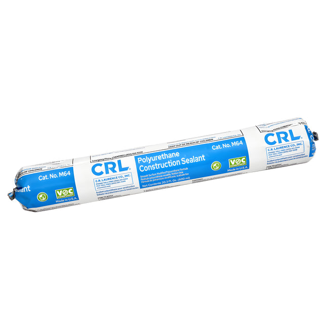 CRL Black M64 Modified Smooth Polyurethane Construction Sealant - Sausage