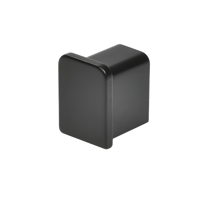 CRL Matte Black 11 Gauge End Cap for 1/2" Cap Rail