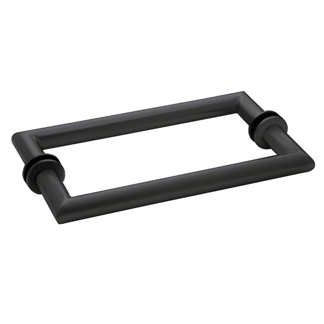 CRL Matte Black 18" MT Series Back-to-Back Towel Bar