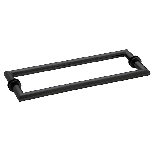 CRL Matte Black 24" MT Series Back-to-Back Towel Bar