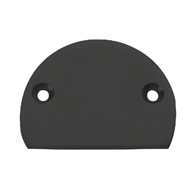 CRL Matte Black 300X Series Decorative End Cap
