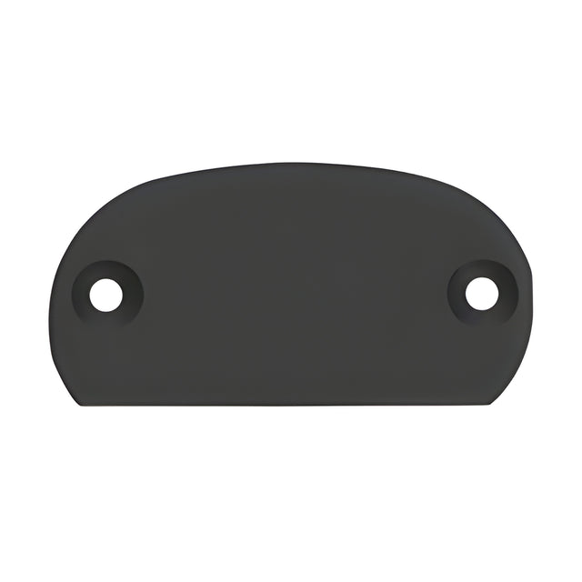 CRL Matte Black 320X Series Decorative End Cap