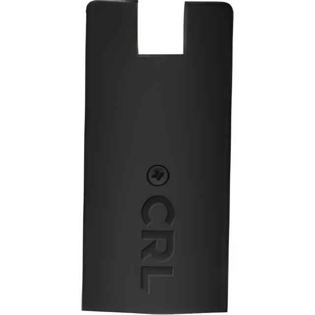 CRL Matte Black 4" Square End Cap for Sidelite Rails