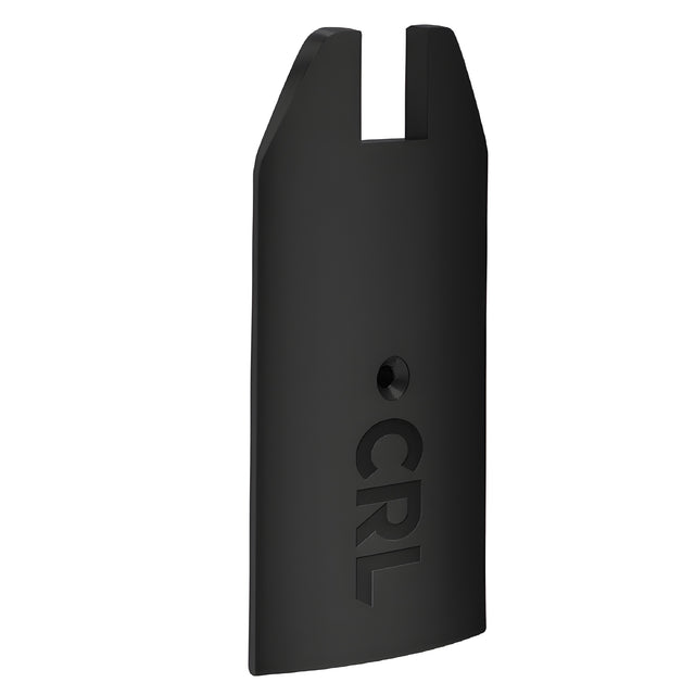 CRL Matte Black 4" Tapered End Cap for Sidelite Rails