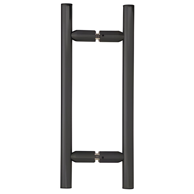 CRL Matte Black 8" Ladder Style Back-to-Back Pull Handles
