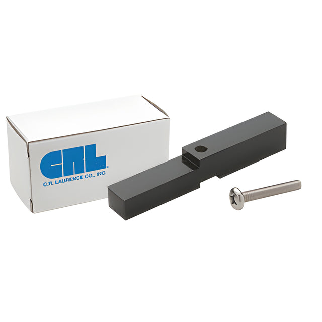 CRL Matte Black Adapter Block for Prima, Shell and Rondo Hinges
