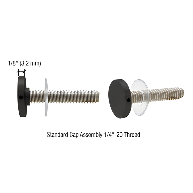 CRL Matte Black BMNW Stud Replacement Set