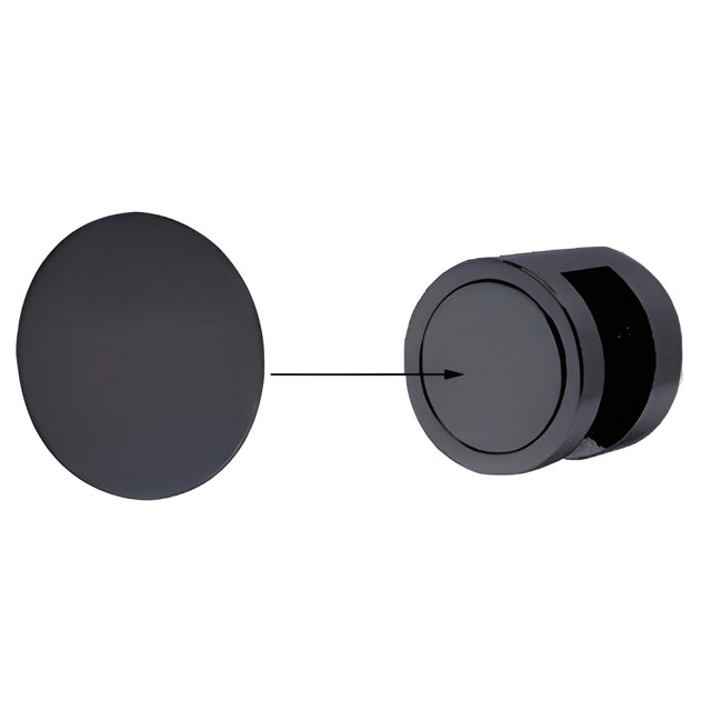 CRL Matte Black Cover Disk for Edge Grips