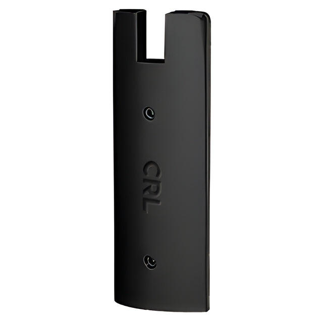 CRL Matte Black End Cap for 6" Square 1/2" Glass Wedge-Lock® Door Rail