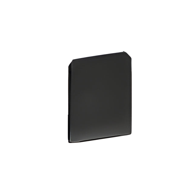 CRL Matte Black End Cap for WU3 Series Wet/Dry U-Channel