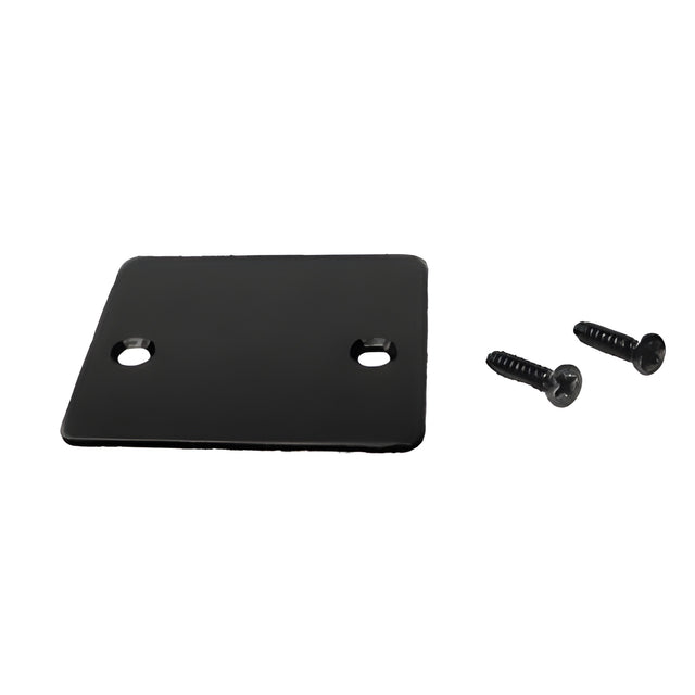 CRL Matte Black End Cap with Screws