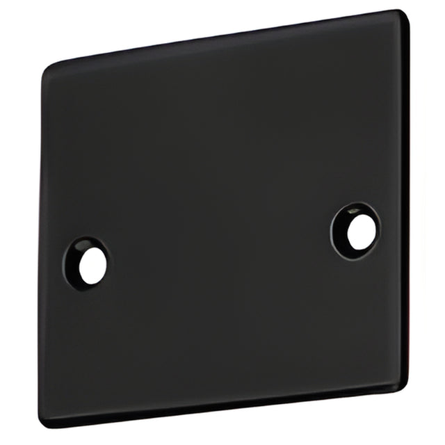 CRL Matte Black End Cap with Screws for NH2 Series Wide U-Channel