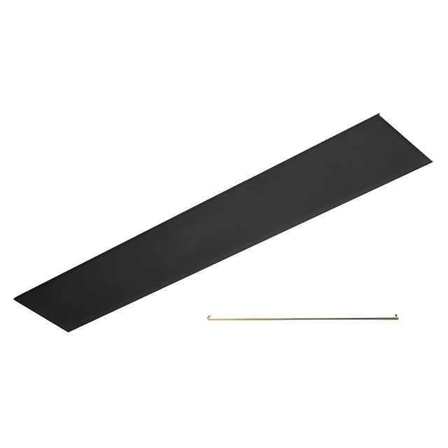 CRL Matte Black Flat Snap-In Channel 240"