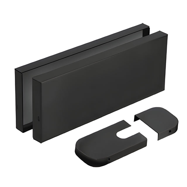CRL Matte Black Hydraulic Patch Fitting Cover