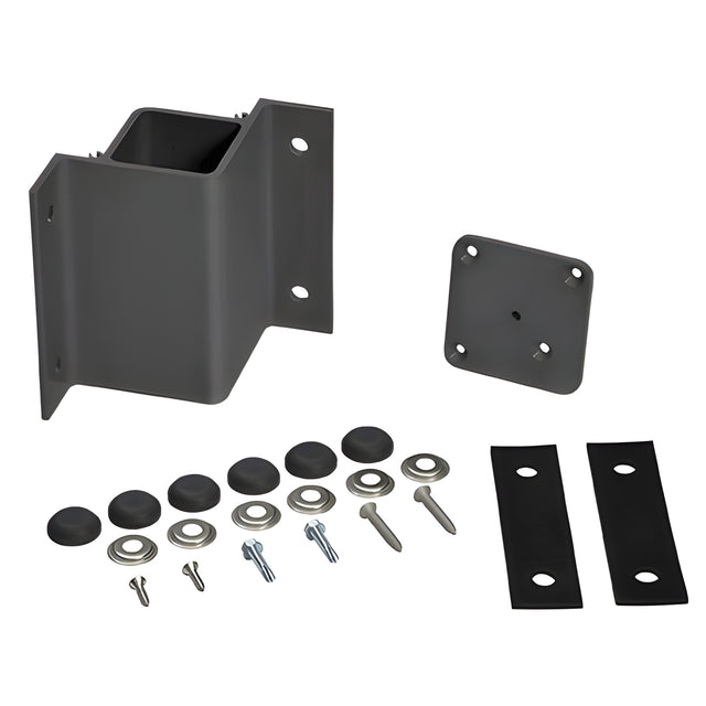 CRL Matte Black Inside 90 Degree Fascia Mount Bracket
