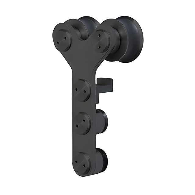 CRL Matte Black Laguna Anti-Lift Double Rollers