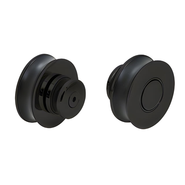 CRL Matte Black Replacement Rollers - 2/Pk