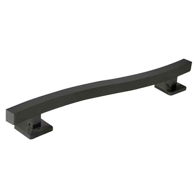CRL Matte Black 'S' Square 24" Grab Bar