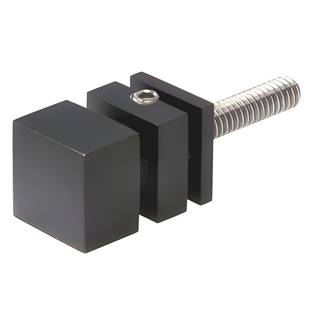 CRL Matte Black Square Shower Door Knob