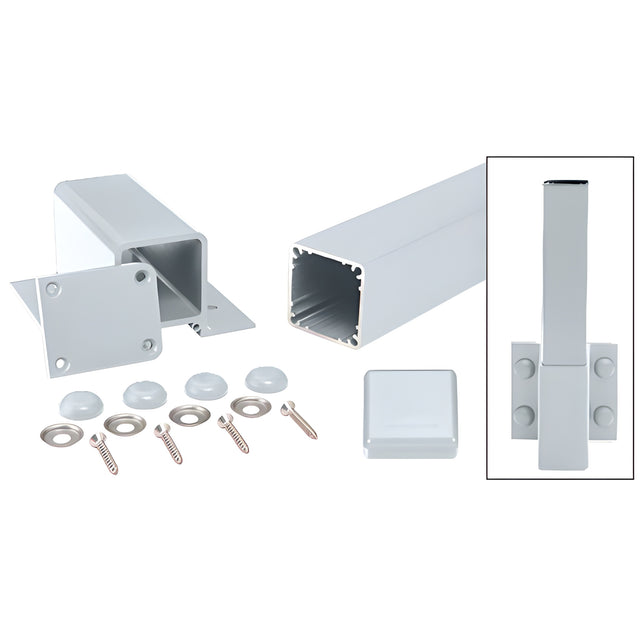 CRL Mill 100 Series 36" Fascia Mount Post Kit