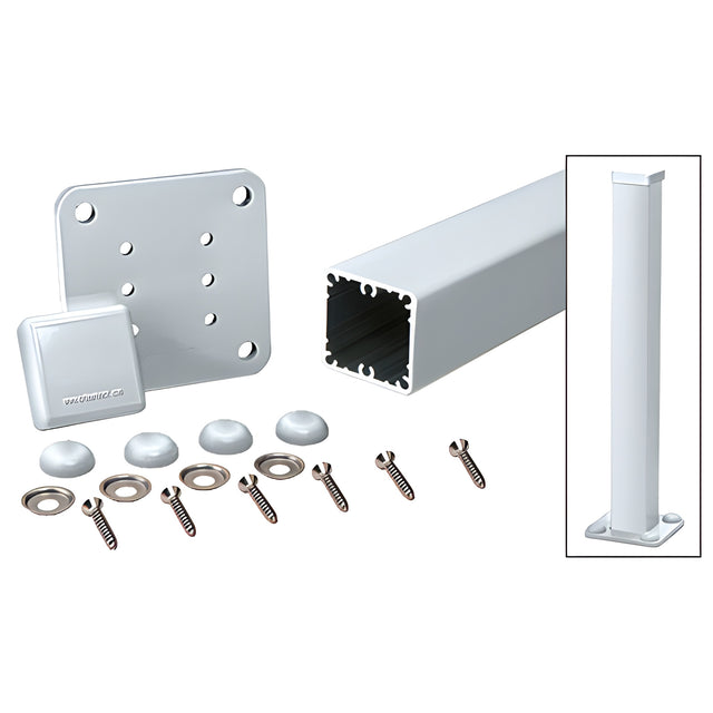 CRL Mill 100 Series 36" Surface Mount Post Kit