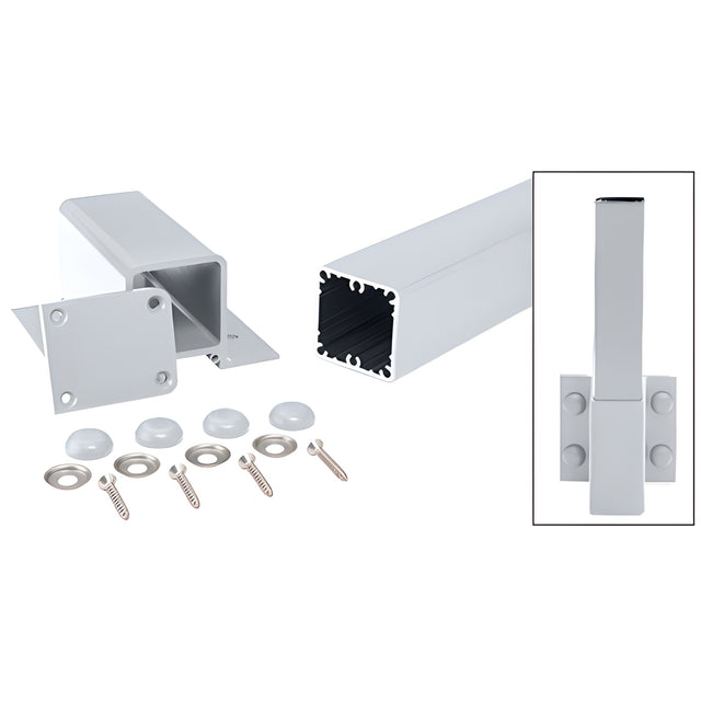 CRL Mill 200, 300, 350, and 400 Series 48" Fascia Mount Post Kit