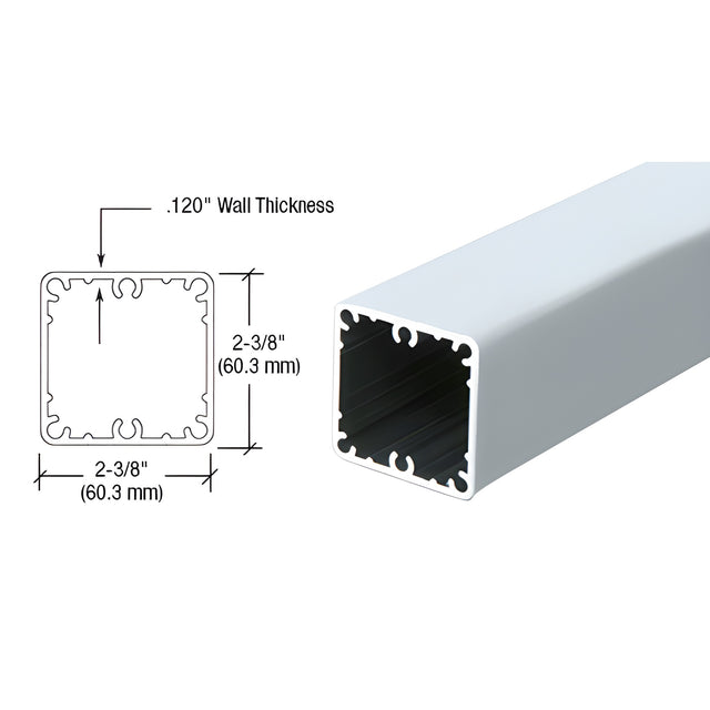 CRL Mill 200, 300, 350, and 400 Series 48" Post Only