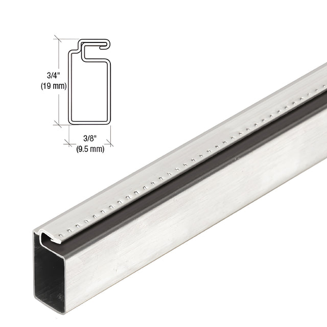 CRL Mill 3/4" x 3/8" Roll Formed Screen Frame 146"