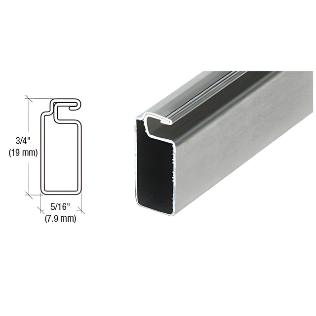 CRL Mill 3/4" x 5/16" Roll Formed Screen Frame - 144"