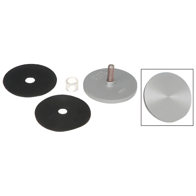 CRL Mill Aluminum Conversion Cap Set for HR2D or HR2S Newport Series Hand Rail Brackets
