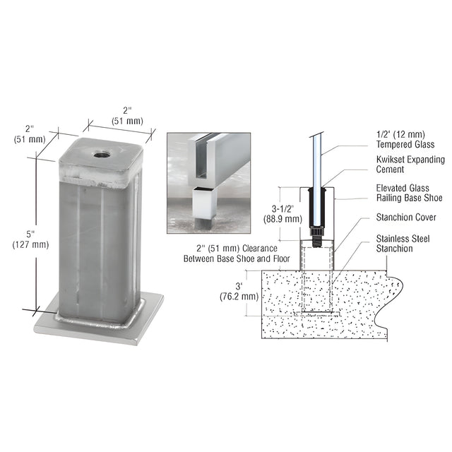 CRL Mill EGR Stanchion Assembly