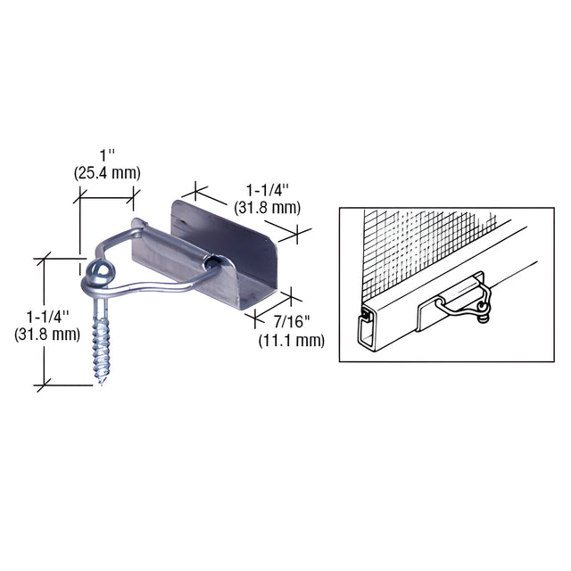 CRL Mill Slip-On Bail Latches and Screws - Bulk