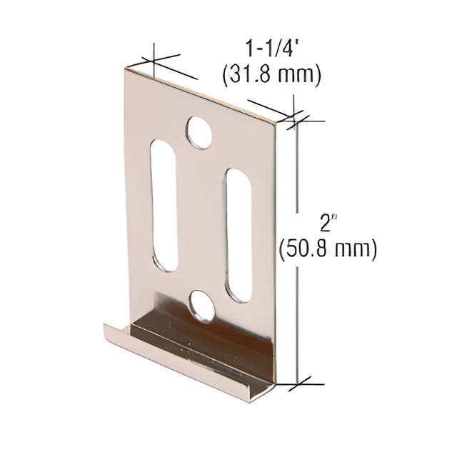 CRL Nickel Plated Vancouver Clip for 5mm Mirror