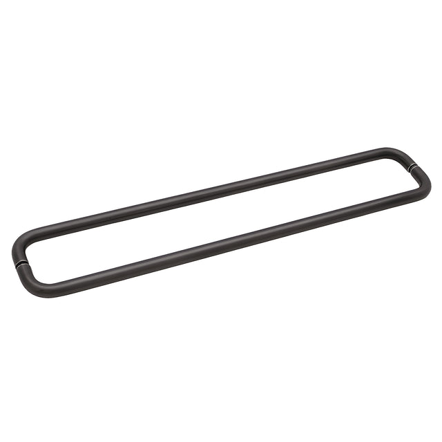CRL Oil Rubbed Bronze 24" BM Series Back-to-Back Towel Bar Without Metal Washers