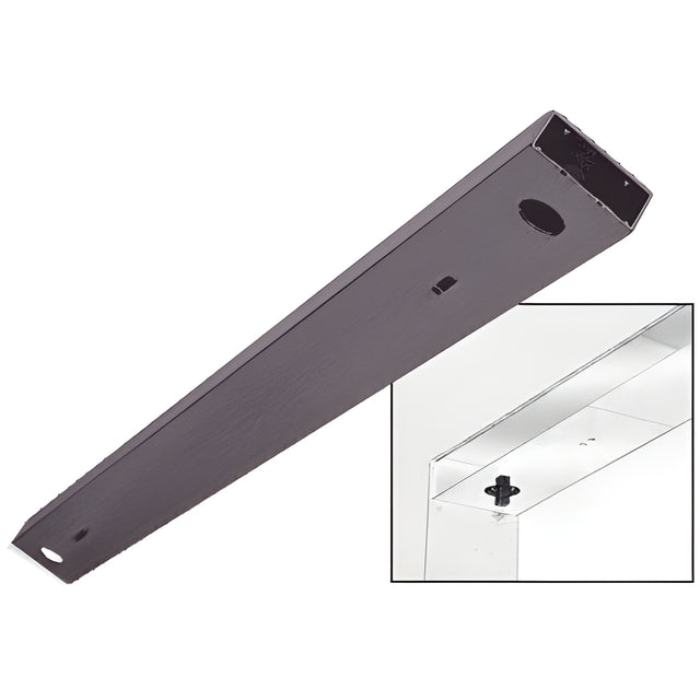 CRL Oil Rubbed Bronze 6" No Pocket Double Sided Door Header Custom Length