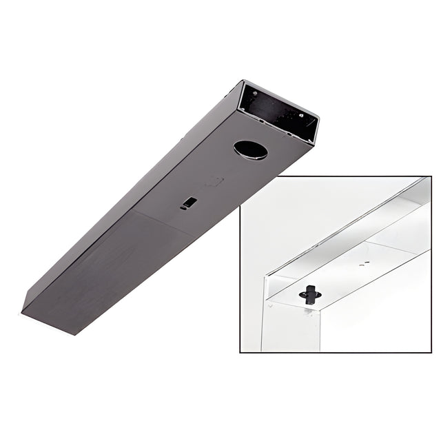 CRL Oil Rubbed Bronze 6" No Pocket Single Sided Door Header Custom Length