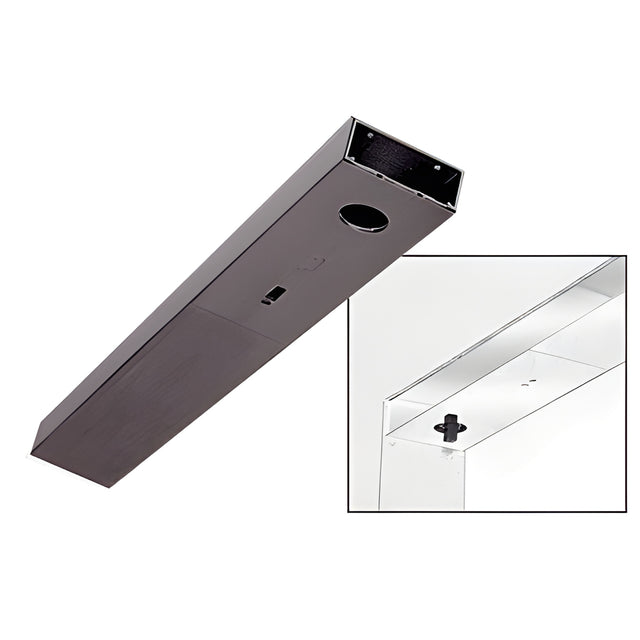CRL Oil Rubbed Bronze Custom Length 4-1/2" Single Door Header