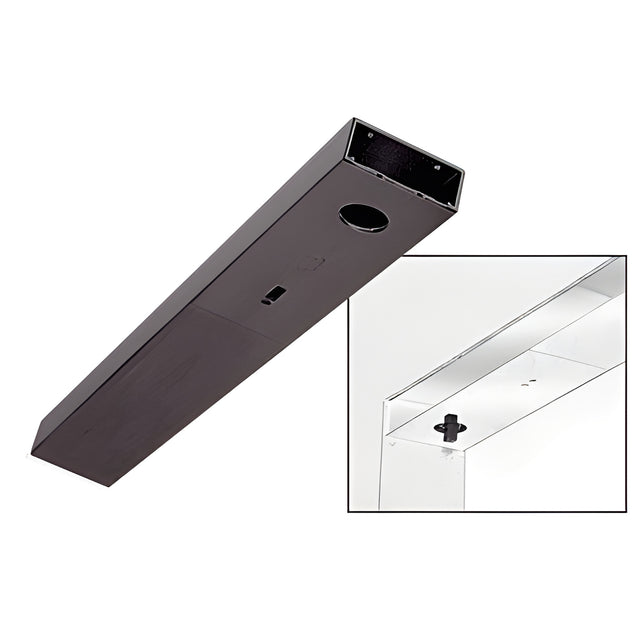 CRL Oil Rubbed Bronze Custom Length 4" Single Door Header