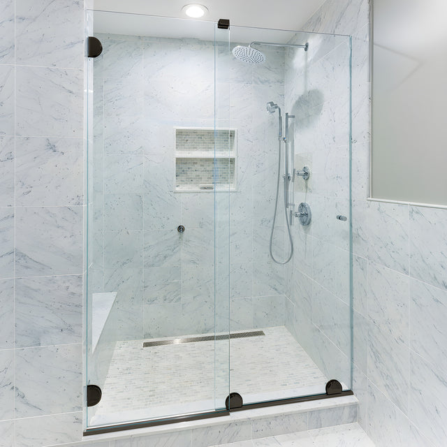 CRL Oil Rubbed Bronze Essence® Series Basic Sliding Door Kit