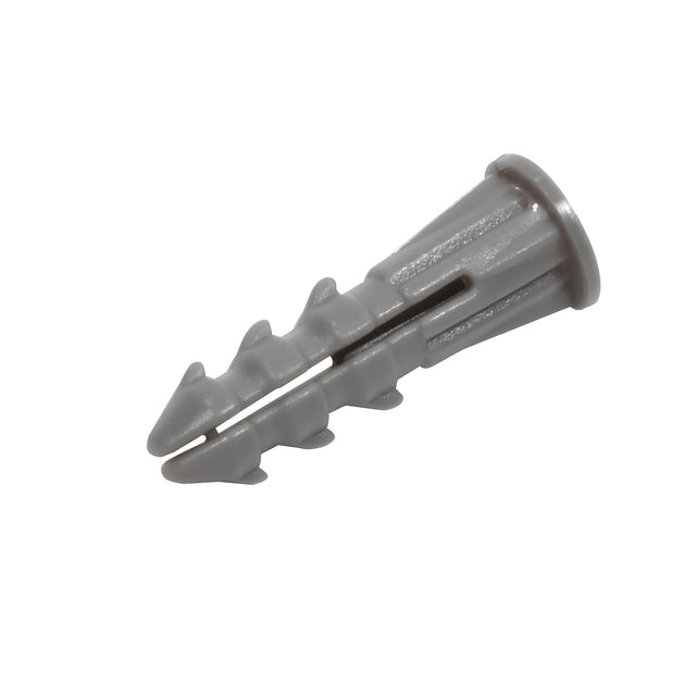 CRL 1/4" Plastic Screw Anchor with Shoulder - 1000 Pack