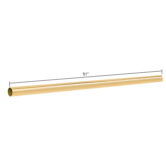 CRL Polished Brass 51" Support Bar Only