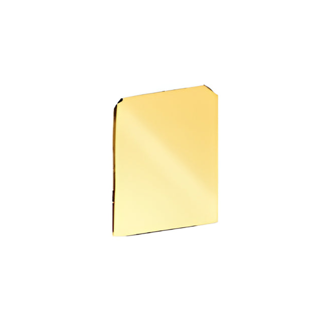 CRL Polished Brass End Cap for WU3 Series Wet/Dry U-Channel