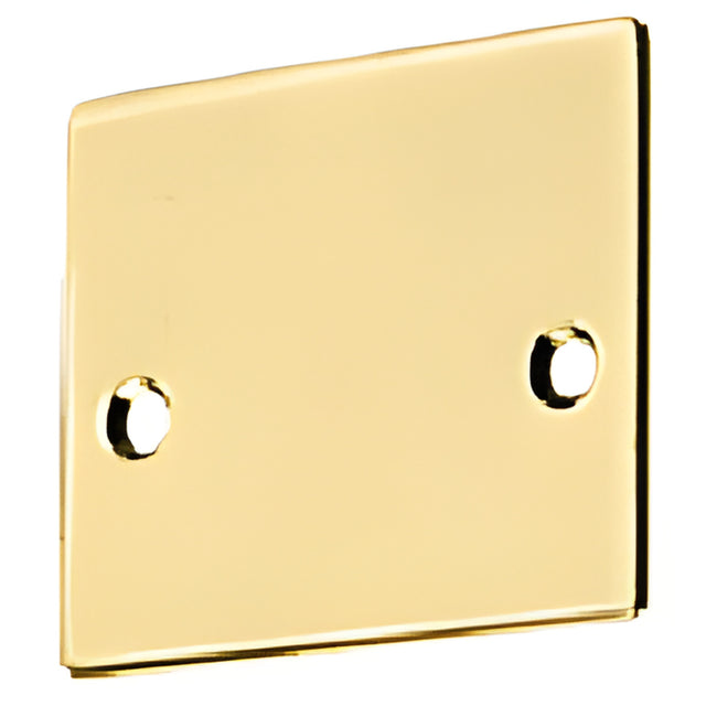 CRL Polished Brass End Cap with Screws for NH2 Series Wide U-Channel