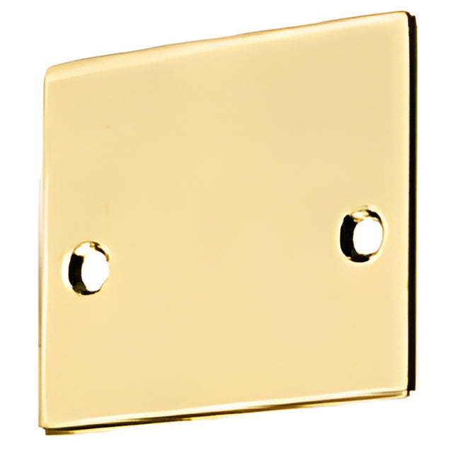 CRL Polished Brass End Cap with Screws for NH3 Series Wide U-Channel