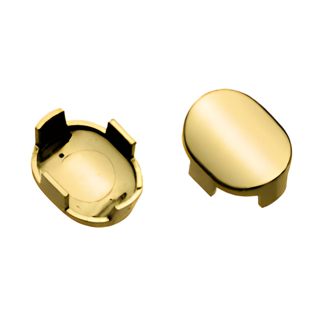 CRL Polished Brass Hydroslide Snap-In Screw Cover